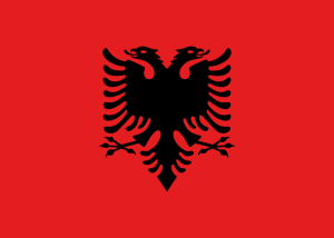 bandiera dell'Albania
