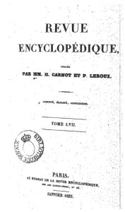  Revue Encyclopédique (gennaio 1833)