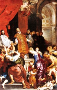 Rubens, Miracolo di Sant'Ignazio, Chiesa di Sant'Agostino, Genova, 1620
