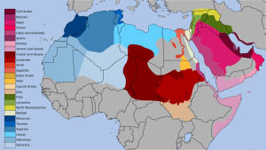  carta dei dialetti arabi