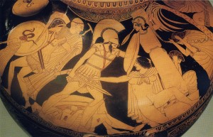  Aiace e  Cassandra, ceramica vascolare a figure nere, 540 a.C., Berlino