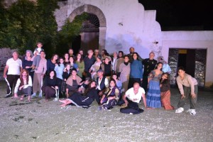  Gruppo di attori dello spettacolo All'ebbica, 2015 (ph. Curella)