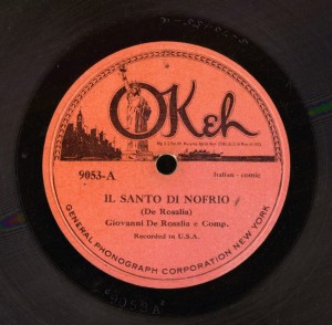 il-santo-di-nofrio-disco-78-rpm-okeh-9053-a-10-collezione-g-fugazzotto