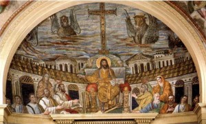 Basilica-di-Santa-Pudenziana-–-Mosaico-absidale-–-390-d.C