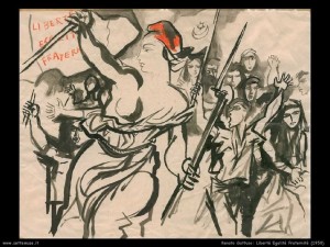 Libertè-egalitè-fraternitè-Guttuso-1950