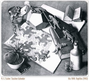  M.C.Escher, Rettili,1943.j