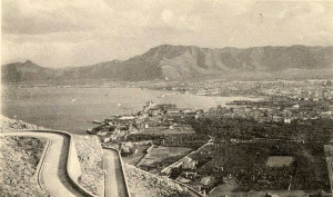 Palermo Nuovo stradale sul Monte Pellegrino e veduta della Città - 1925
