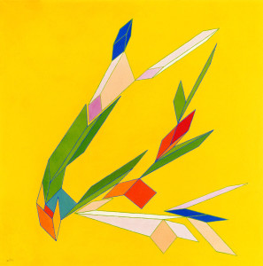 Achille Perilli, Amour bel oiseau, 1992