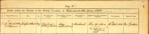 Register of Births (1837-1891), British Consulate at Palermo, p. 4 - FO 653/19