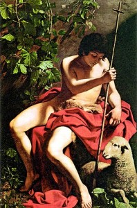 Caravaggio, San Giovanni Battista, 1598, Toledo