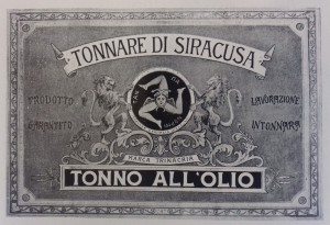 Marchio della Tonnara Santa Panagia (da Bontempelli 1903)