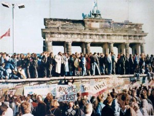 Berlino, la caduta del muro, 9 novembre 1989