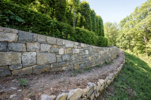 Roccolo di Pre Checo, muro ripristinato (ph. Graziano Soravito)