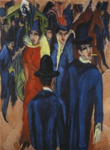 Ernest Ludwig Kirchner, Scene di strada berlinese, 19114