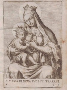 Disegno della Madonna della Luce (ph. Lina Novara)