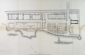 Plan of Pietrtarsa Factory, 1861 (Ostuni, 2009: 158).  