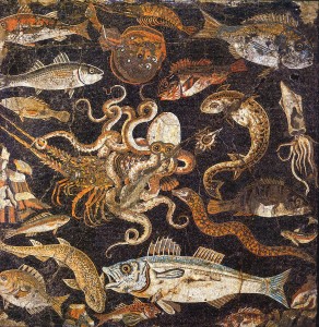 Museo Archeologico di Napoli, Mosaici provenienti da Pompei, part.