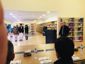 Inaugurazione Biblioteca della Scuola (da https://www.facebook.com/TheKaghanMemorialTrustal)
