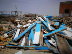 Carcasse di barche al porto di Sfax (ph. Silvia De Meo)