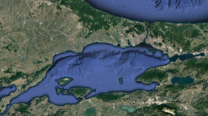 Mar di Marmara, da Google Earth elaborata dall’autore