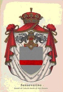 Fig. 1 Stemma della famiglia Sanseverino, principi di Bisignano