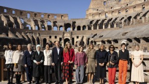 Roma, Le first lady del G7 al Colosseo, 2022