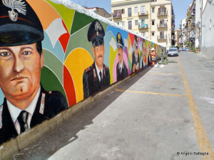 Palermo, Il muro della legalità (ph. Angelo Battaglia)