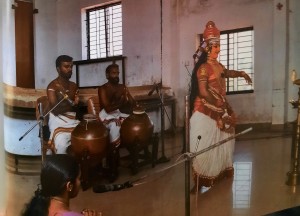 Nangyarkoothu performance with Mizhavu percussion (@Prajith Trikaripur)