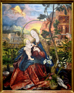 Matthias Grünewald, Madonna con il Bambino, 1514-1519, Chiesa parrocchiale di Stuppach