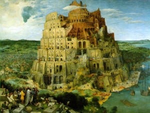 La Torre di Babele, di Pieter Bruegel il Vecchio 1563