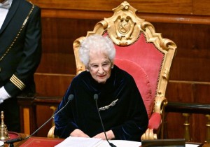 Liliana Segre alla presidenza del Senato