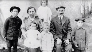 Famiglia di italiani in Canada, 1919