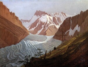 Caspar David Friedrich, La Mer de glace,  1824