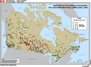 9 Mappa dell'applicazione del First Nations Land Management