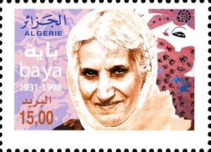 Francobollo algerino del 2008 dedicato a Baya Mahieddine