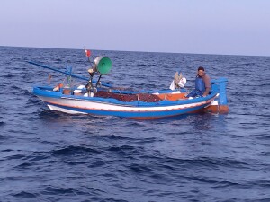 San Vito lo Capo, l’ultimo gozzo da pesca in attività (ph. Ninni Ravazza, 2022)