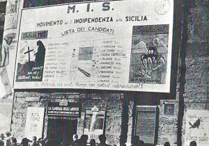 campagna elettorale in Sicilia, 1947, le liste del MIS