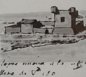 6.La torre della Tonnara di Cofano nel disegno di Tiburzio Spannocchi (seconda metà del XVI sec.)