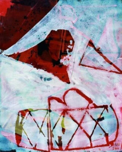 Rafik el Kamel, Transfiguration, acrylic on canvas, 1995