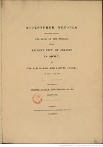 - Frontespizio dell'opera pubblicata da Samuel Angell e Thomas Evans, 1824