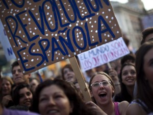 donne in rivolta  a Madrid