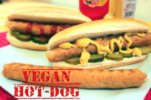 Vegan hot-dog, Nanda's, Lucca