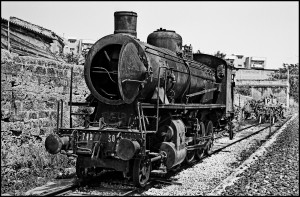  locomotiva tratta Trapani Castelvetrano  (foto Giaramidaro)