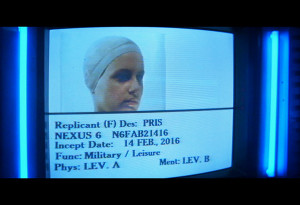 Pris e il suo anagrafe in Blade Runne2