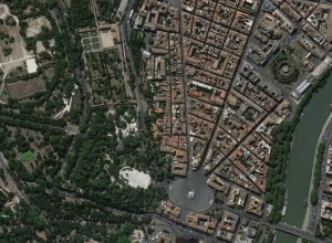  Piazza del Popolo, Roma, vista dall'alto