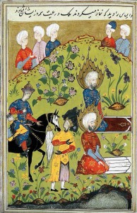 Khidr and Elijah, da un antico manoscritto persiano