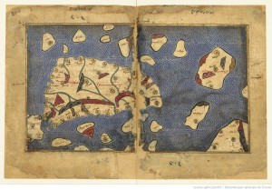  La Sicilia nella mappa di Al-Idrisi per il Libro di Ruggero, 1154.