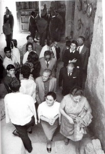 Casa Museo, cerimonia di inaugurazione, 1971(ph. Privitera).