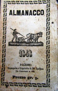Almanacco del 1848, Palermo, Stamperia Ruffino, 1847 (coll. L. Lombardo