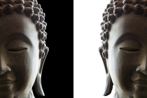 http://www.dreamstime.com/stock-photography-head-buddha-white-black-background-image39922902